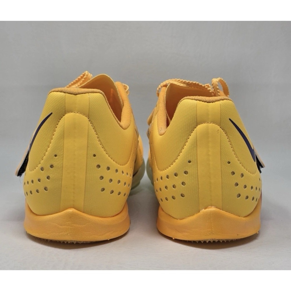 Nike Long Jump Elite Men Size 10 Citron Pulse Indigo Burst Yellow FZ9326-800 - Picture 4 of 10